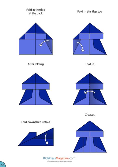Paper Airplane Instructions – Dart - KidsPressMagazine.com