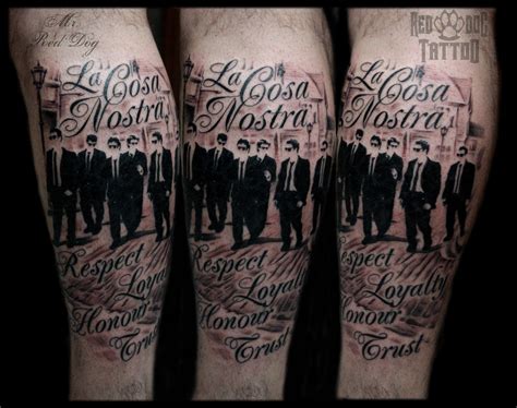 La cosa nostra tattoo by Reddogtattoo on DeviantArt