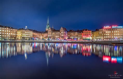 Stockholm (Gamla Stan) at Night | Stockholm, City architecture, Night