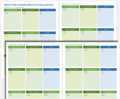 Free Microsoft Word Task List Templates, Planners & Checklists | Smartsheet