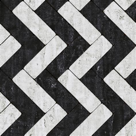 HIGH RESOLUTION TEXTURES: Seamless marble black & white tile pattern ...