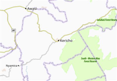 MICHELIN Kericho map - ViaMichelin