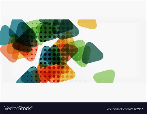 Triangle geometric abstract composition Royalty Free Vector