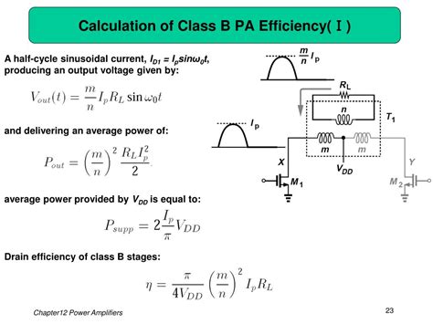 Class a amplifier efficiency calculator