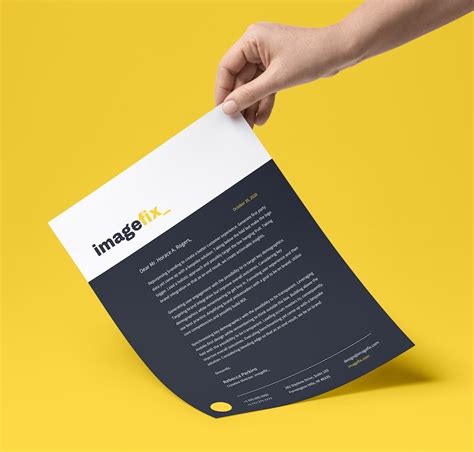 29 Professional Business Letterhead Examples + Design Ideas