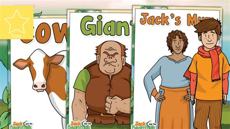 Teacher's Pet » Jack and the Beanstalk Character Posters