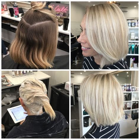 Before and after, scalp bleach, root shadow | Cool blonde hair, Scalp ...