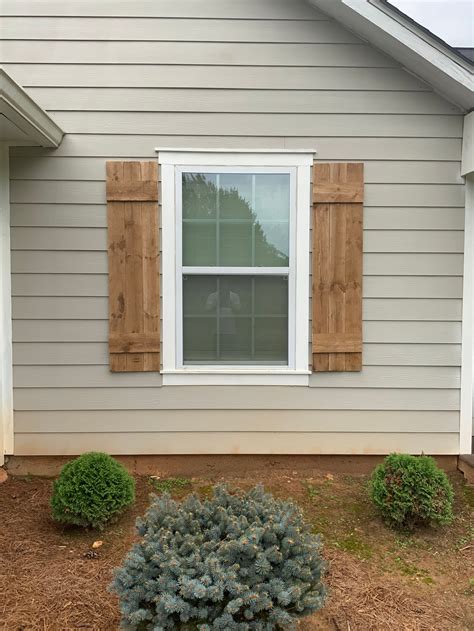 Cedar Wooden Exterior Shutters | Etsy