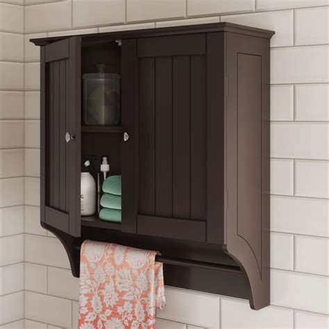 Wall Mounted Bathroom Cabinet With Towel Bar – Semis Online