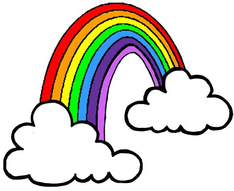 Free Rainbow Cliparts Black, Download Free Rainbow Cliparts Black png ...