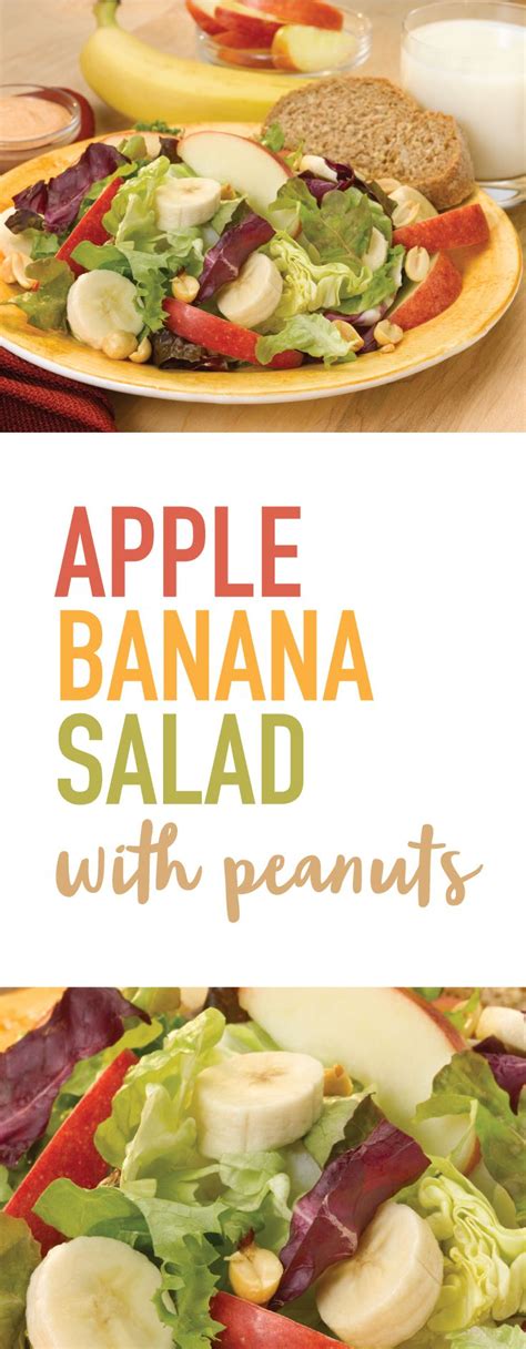 Apple Banana Salad with Peanuts. Try this quick, easy salad recipe for ...