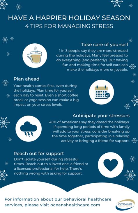 4 Tips for Managing Holiday Stress - Oceans Healthcare