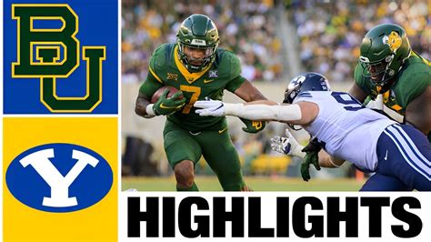 Baylor vs BYU Highlights | College Football Week 2 | 2022 College ...