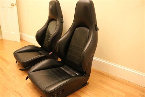 Black leather nice Porsche 911 944 turbo S2 968 sport seats - Rennlist ...