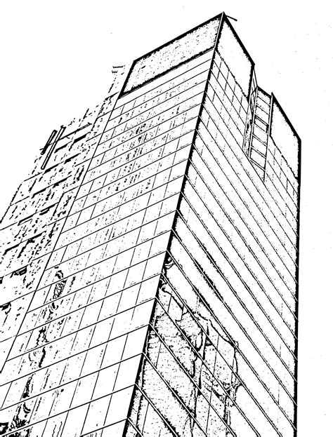 Building Line Drawing at GetDrawings | Free download