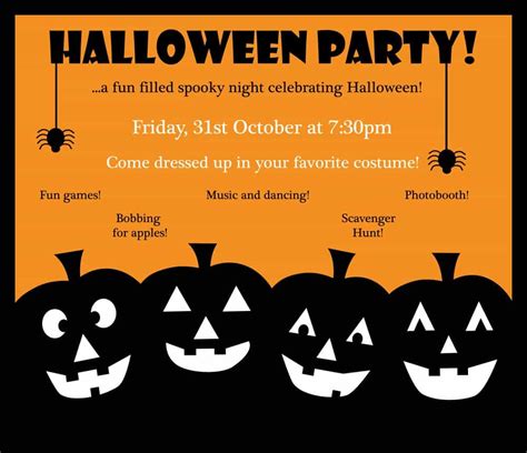 53 Spooky Halloween Party Invitation Wording Ideas & Poems – Party + Bright