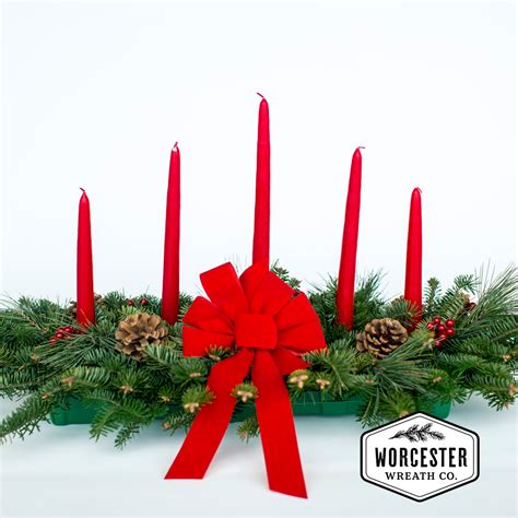 Classic 5 Candle Centerpiece | Christmas Centerpiece | Centerpieces ...