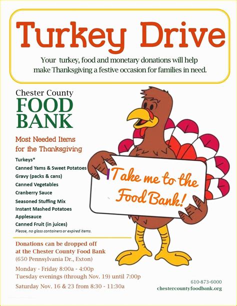 Thanksgiving Food Drive Flyer Template Free Of Thanksgiving Food Drive ...