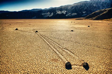 Death Valley Racetrack Playa Mysterious Moving Rocks by Anthony Maw / 500px