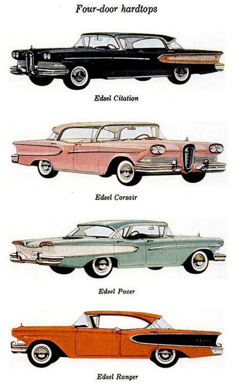 Ford Edsel: See all 18 models of the 1950s car that failed disastrously ...