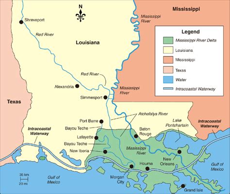 Mississippi Delta Map