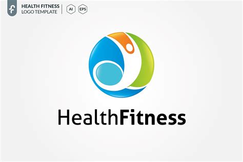 Health Fitness Logo | Branding & Logo Templates ~ Creative Market