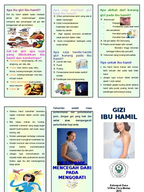 Leaflet-Gizi Ibu Hamil | PDF