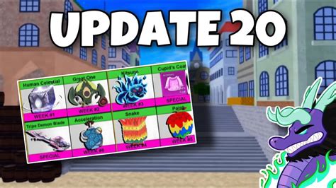 ⭐️UPDATE 20 - PAINT FRUIT & NEW TRIPLE DEMON BLADE?! ( Blox Fruits ...