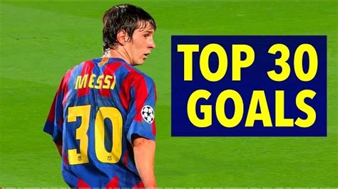 Lionel Messi - Top 30 [UCL] Goals That - One News Page VIDEO