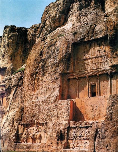 Tomb of Darius I, or Darius the Great, who reigned over the Persian ...