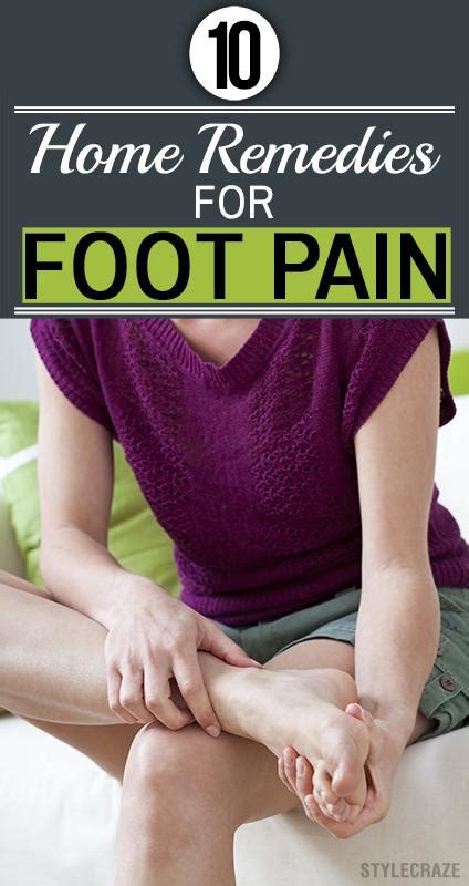 Top 10 Quick Fix Home Remedies For Foot Pain