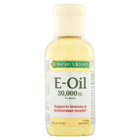 Nature's Bounty Vitamin E Oil, 30000IU, 2.5 Fl Oz - Walmart.com