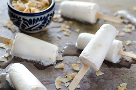 Paletas de coco de 81 Kcal - Receta fácil en la app Avena