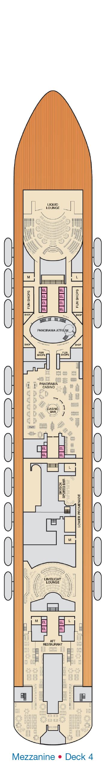 Carnival Panorama Deck Plans | CruiseInd