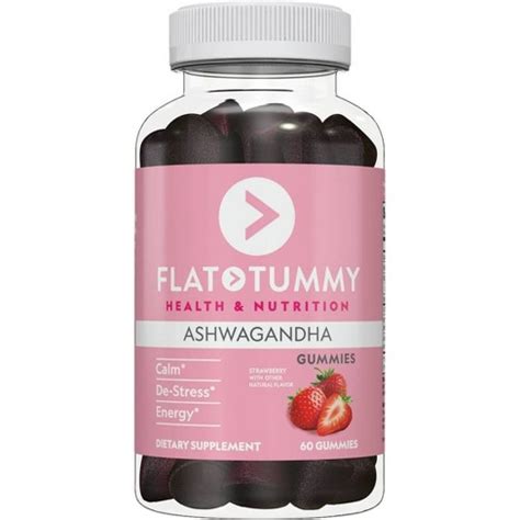 Flat Tummy Ashwagandha Gummies - 60ct : Target