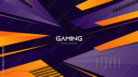 3d Modern Abstract Gaming Wallpaper Background 4k Stock Vector | Adobe ...