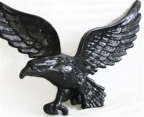 EAGLE has landed. Cast IRON vintage wall decor 3 by cabinetocurios