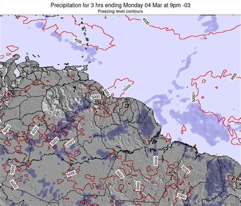 Guyana Precipitation for 3 hrs ending Friday 13 Sep at 3am -03