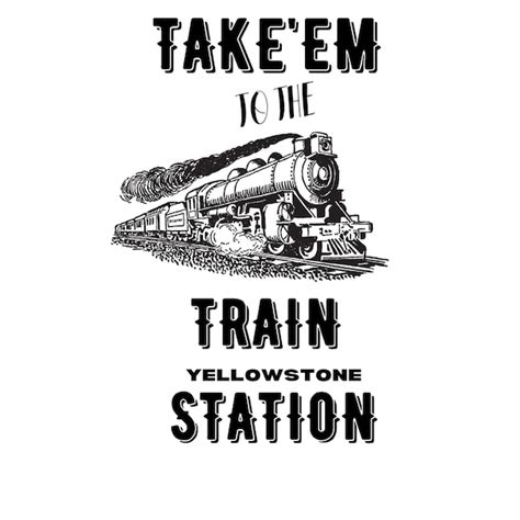 Yellowstone Train Station Svg - Etsy