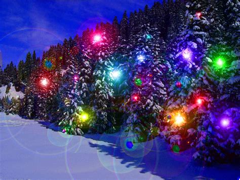 Christmas Lights Wallpaper HD Free Download