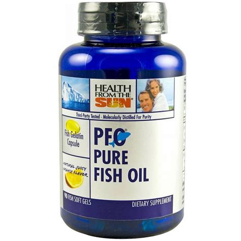 Health From The Sun PFO Pure Fish Oil Capsules, 90 CT - Walmart.com