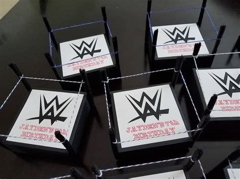 WWE Mini Boxing ring WWE Birthday Party