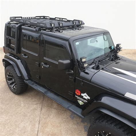 OSJS JEEP WRANGLER JK ROOF RACK- STEALTH SERIES