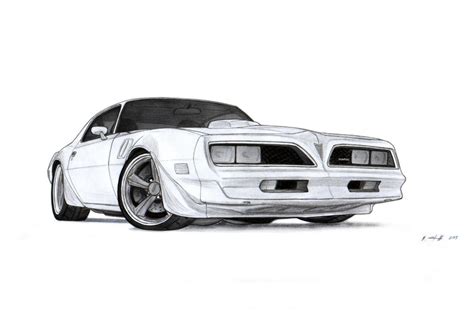 1978 Pontiac Firebird Trans AM Drawing by Vertualissimo on DeviantArt