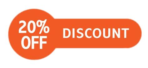 20% Off Discount transparent PNG - StickPNG