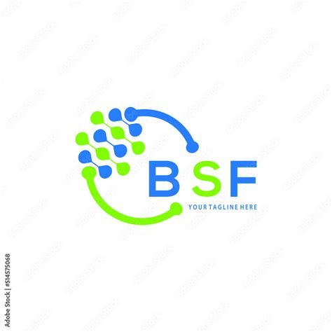 BSF logo design initial creative letter logo.BSF unique letter logo ...