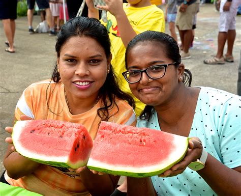 Watermelon Eating contest - Franklin Farmers Market