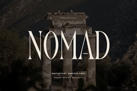 NOMAD - Historical Vintage Font