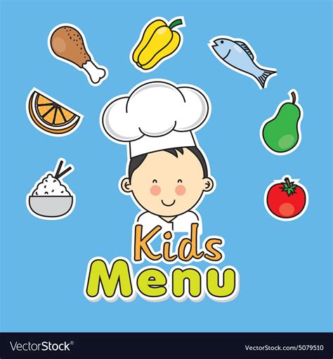 Boy chef Royalty Free Vector Image - VectorStock