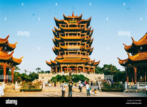 Yellow crane tower in Wuhan of China Stock Photo - Alamy